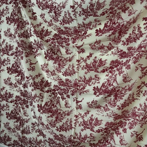 Multifunctional Toile de Jouy Print Swim Sarong Pareo Wrap 70”x 45” - Picture 4 of 12